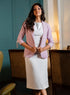Basic Lapel Collared Blazer - Lavendar